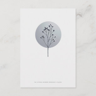 Snowy twig bruiloft details kaart