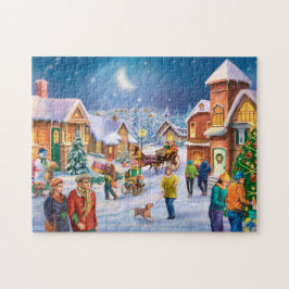 Snowy-vakantiestad Legpuzzel