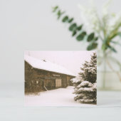 Snowy Vermont Briefkaart (Staand voorkant)