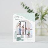 Snowy Village | Aankondiging van de Foto Holiday M (Staand voorkant)