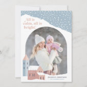 Snowy Village | Foto Holiday Kaart (Voorkant)