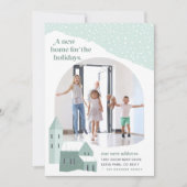 Snowy Village | Fotovakantiebeweging Aankondiging (Voorkant)