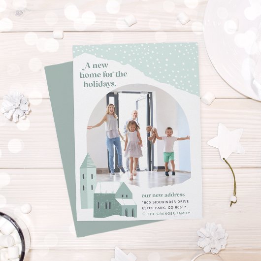 Snowy Village | Fotovakantiebeweging Aankondiging