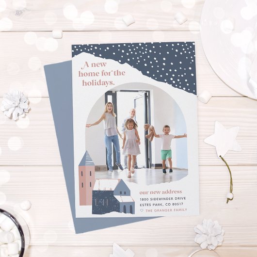 Snowy Village | Fotovakantiebeweging Aankondiging