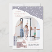 Snowy Village | Fotovakantiebeweging Aankondiging (Voorkant)