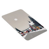 Snowy village, met kerst - Magnet Magneet (Rechterzijde)