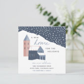 Snowy Village | Nieuw startpunt voor de Feestdagen Aankondiging (Staand voorkant)