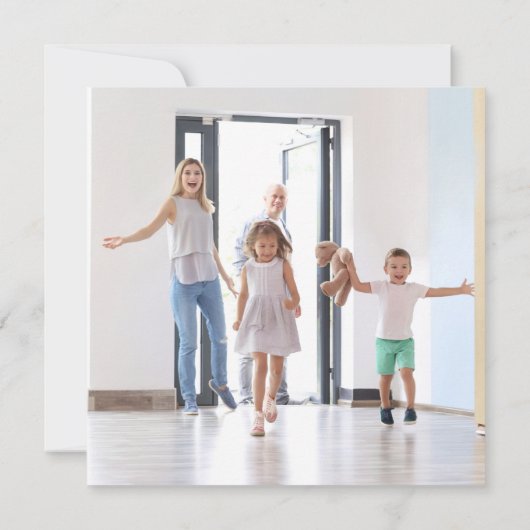 Snowy Village | Nieuw startpunt voor de Feestdagen Aankondiging (Achterkant)