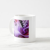 Snowy Vines Fractal Mok (Voorkant links)