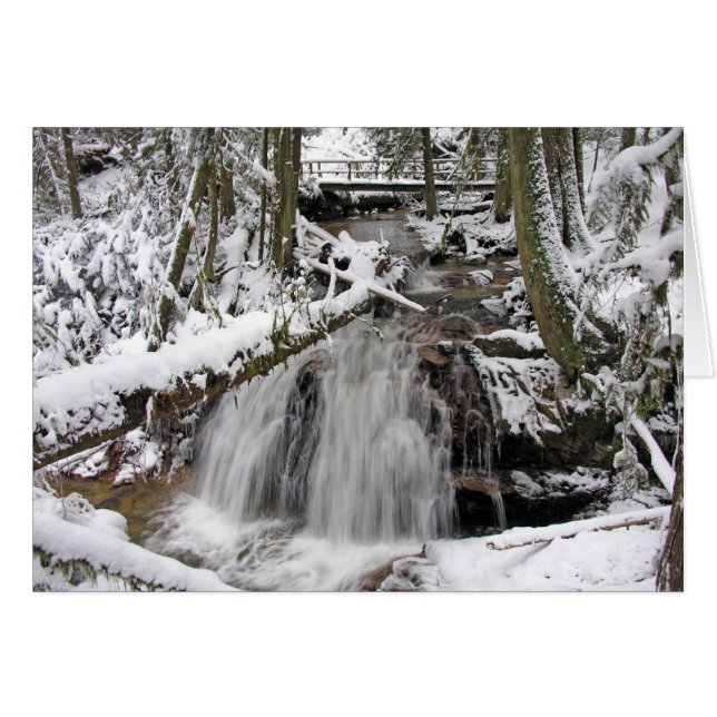 Snowy Waterfall (Voorkant Horizontaal)