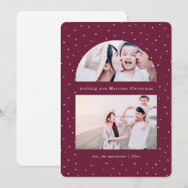 Snowy Wereldbol Foto Grafiek kerstfeestdag Kaart