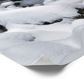 Snowy white creek schilderachtig, Oregon Poster (Hoek)