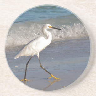 Snowy White Egret Onderzetter