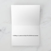 Snowy White Lake Scene-kerstkaart Feestdagen Kaart (Binnen)