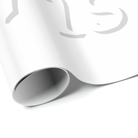 Snowy White Merry kerstwrapping paper Cadeaupapier (Rol Hoek)