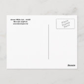 Snowy White Owl Briefkaart (Achterkant)