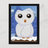 Snowy White Owl Briefkaart (Voorkant)