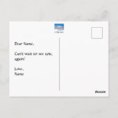 Snowy Winter Bright Briefkaart (Achterkant)