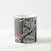 Snowy Winter Cardinal Koffiemok (Center)