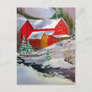 Snowy Winter Day Briefkaart