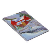 Snowy Winter Day Notitieboek (Rechterzijde)