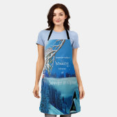 Snowy Winter Fantasy All in One Wedding Invite Schort (Gedragen)