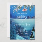 Snowy Winter Fantasy Kaart (Voorkant)