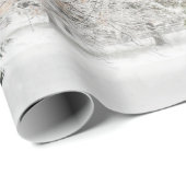 Snowy Winter Forest Cadeaupapier (Rol Hoek)