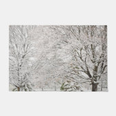 Snowy Winter Forest Deurmat (Voorkant)