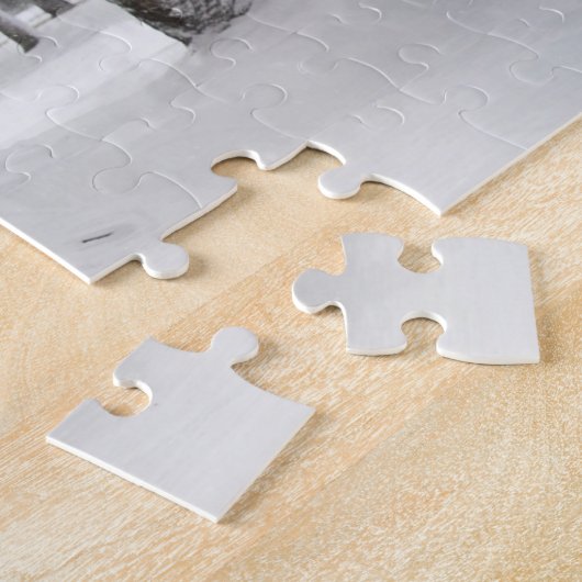 Snowy Winter Forest Legpuzzel (Zijkant)