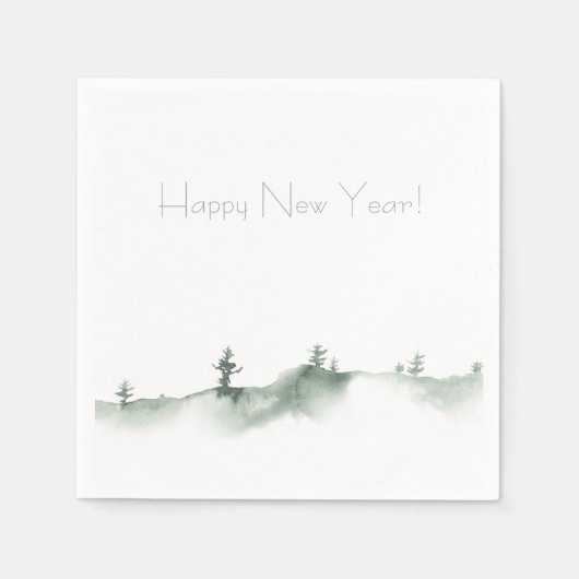 Snowy Winter Holiday Servet (Voorkant)