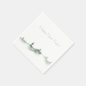 Snowy Winter Holiday Servet (Hoek)