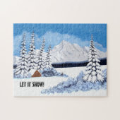 Snowy Winter Jigsaw Puzzle Legpuzzel (Horizontaal)