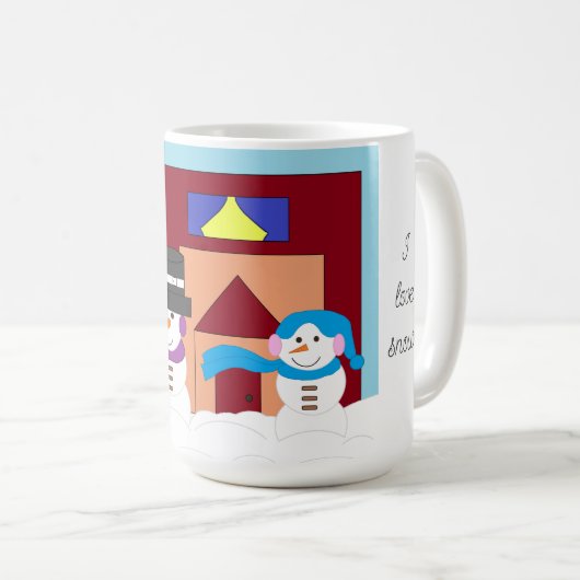 Snowy Winter Koffiemok (Voorkant rechts)