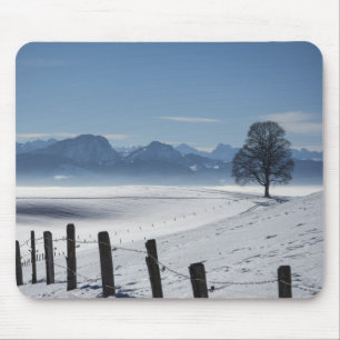 Snowy Winter Landscape Foto Muismat