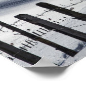 Snowy Winter Landscape Foto Poster (Hoek)