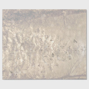 Snowy Winter Landscape Holiday Wrap Cadeaupapier