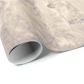 Snowy Winter Landscape Holiday Wrap Cadeaupapier (Rol Hoek)