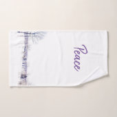 Snowy Winter Landschap Bad Handdoek (Handdoek)