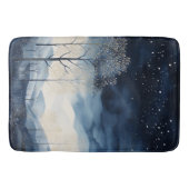 Snowy Winter Landschap Bath Mat (Voorkant)