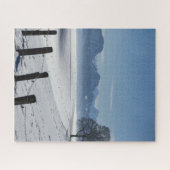 Snowy Winter Landschap Legpuzzel (Horizontaal)