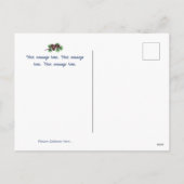 Snowy Winter Landschap Vakantie Groet Briefkaart (Achterkant)