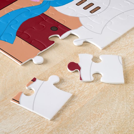 Snowy Winter Legpuzzel (Zijkant)