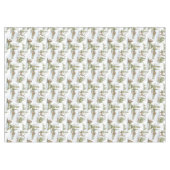 Snowy Winter Log Cabin | Houtdieren Tafelkleed (Voorkant (Horizontaal))