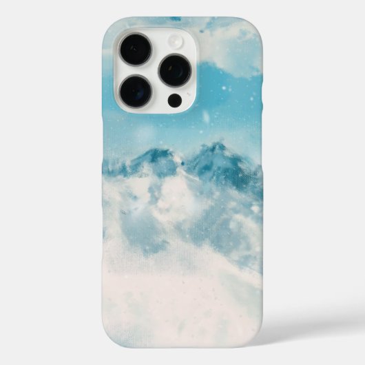 Snowy Winter Mountain Otterbox Case-Mate iPhone Case (Achterkant)
