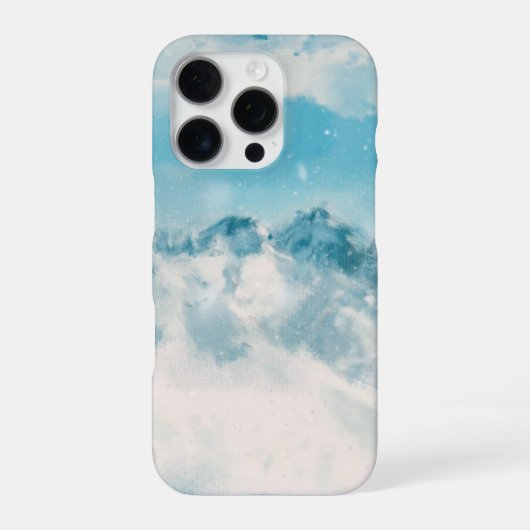 Snowy Winter Mountain Otterbox iPhone Hoesje (Achterkant)