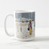 Snowy Winter New York City Scene  Art Koffiemok (Links)