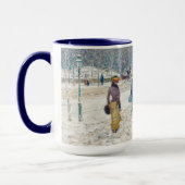 Snowy Winter New York City Scene  Art Mok (Links)