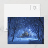 Snowy Winter Night Briefkaart (Voorkant / Achterkant)
