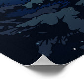 Snowy Winter Night Poster (Hoek)